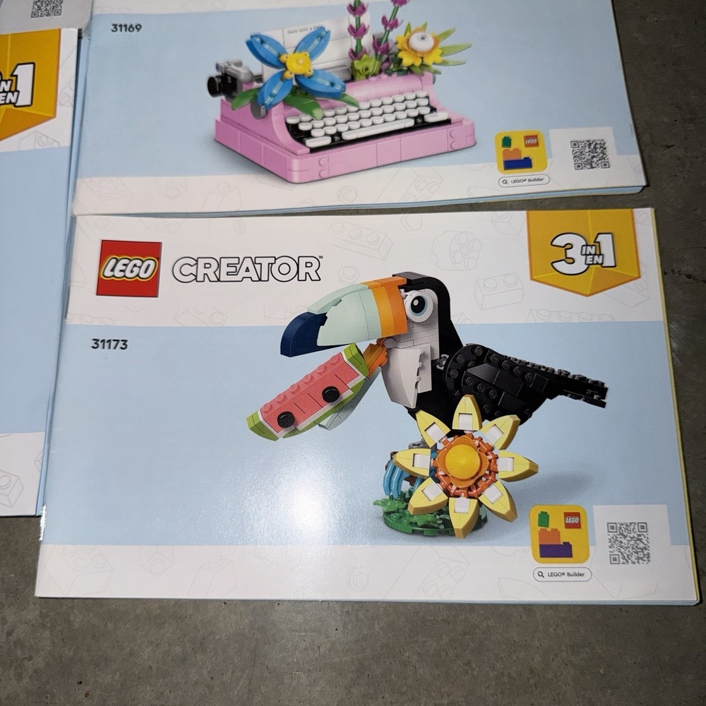 LEGO‎ Creator Instruction Manuals Lot 3-in-1 Sets 31153 31102 - Picture 2 of 6